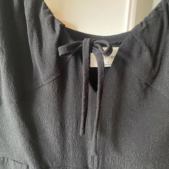 Wilfred Jumpsuit, Black, Size S, Crop Wide Leg, with Pockets - Picture 7 of 11